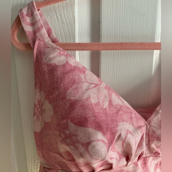 Beautiful handmade pink floral dress. 👗 - Picture 3 of 5